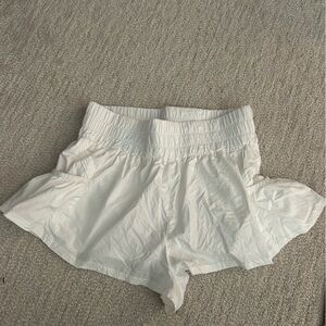 FP Movement by Free People White Athletic Shorts